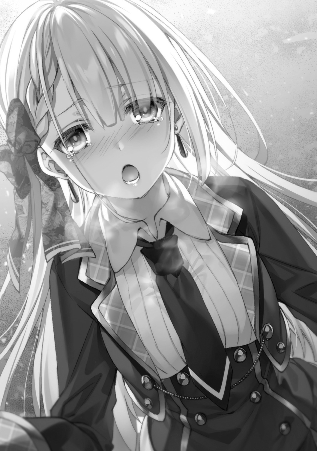 Toosaka Asagi Seiken Gakuin No Maken Tsukai Riselia Ray Crystalia Monochrome Seifuku